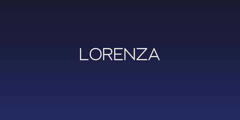 LORENZA Social Header