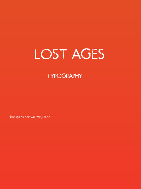 LOST AGES Poster
