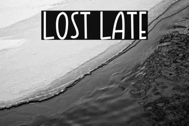 LOST LATE خط examples