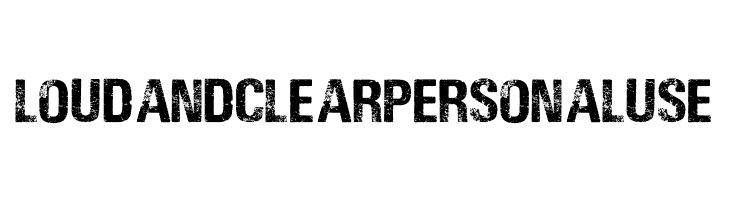 LOUD AND CLEAR PERSONAL USE   لخطوط تنزيل