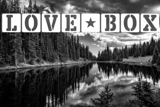 LOVE-BOX خط examples
