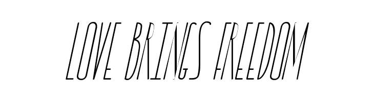 LOVE BRINGS FREEDOM  Frei Schriftart Herunterladen