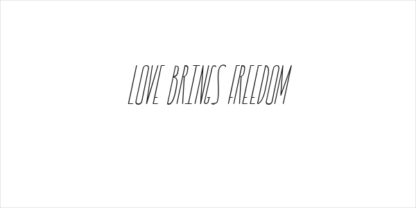 LOVE BRINGS FREEDOM Logo