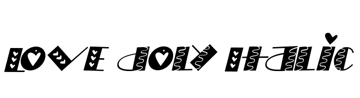 LOVE doly Italic  لخطوط تنزيل