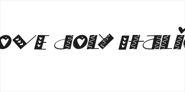 LOVE doly Italic Logo