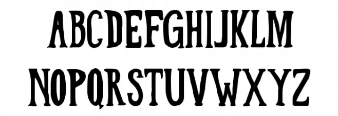 LOVE til KILLED Font Litere mari