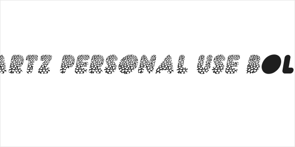 LOVEHEARTZ PERSONAL USE Bold Italic Logo
