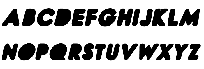 LOVEHEARTZ PERSONAL USE Bold Italic Font LOWERCASE