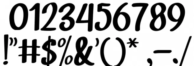 LOVELI MONKI Font OTHER CHARS