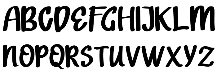 LOVELI MONKI Font LOWERCASE