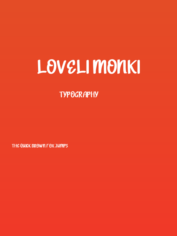 LOVELI MONKI Poster