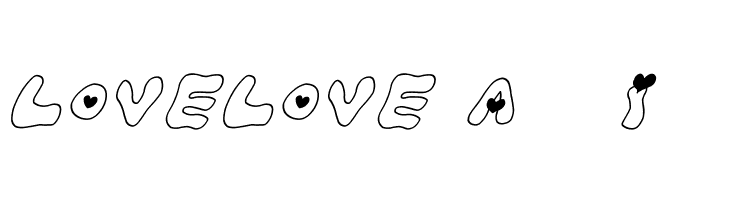 LOVELOVE_AhanIyan Font