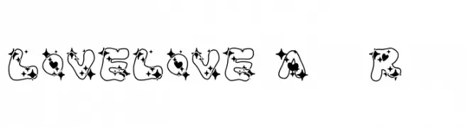 LOVELOVE_AhanRamee  font caratteri gratis