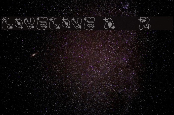 LOVELOVE_AhanRamee Font examples