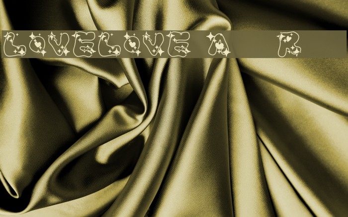 LOVELOVE_AhanRamee Font examples