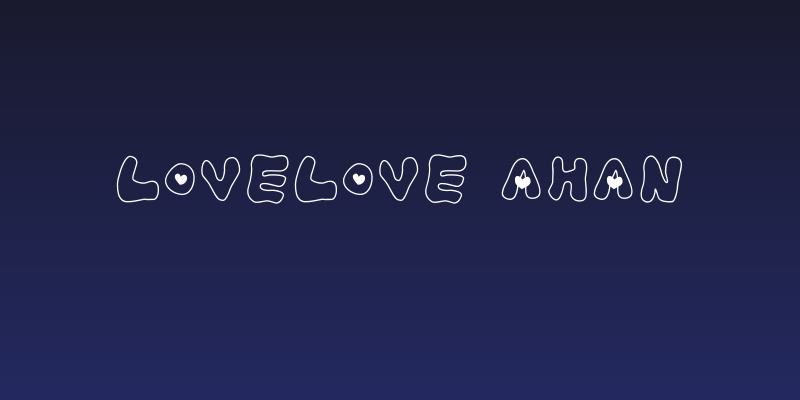 LOVELOVE_Ahan Social Header