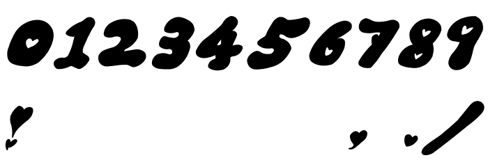 LOVELOVE_Iyan Font OTHER CHARS