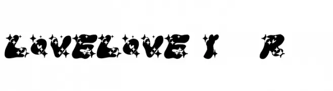 LOVELOVE_IyanRamee  フリーフォントのダウンロード