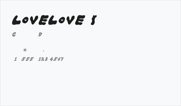 LOVELOVE_Iyan Business Card