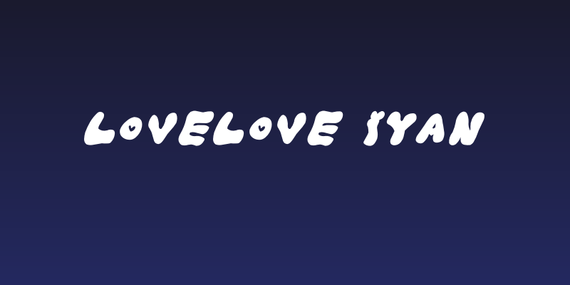 LOVELOVE_Iyan Social Header
