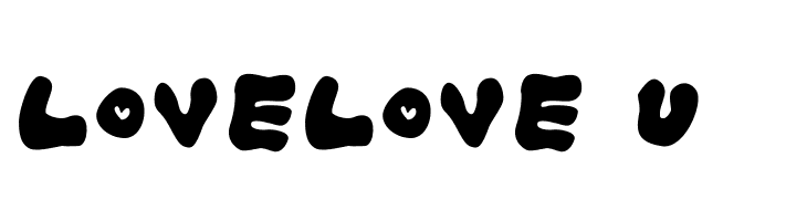 LOVELOVE_Ufun Font