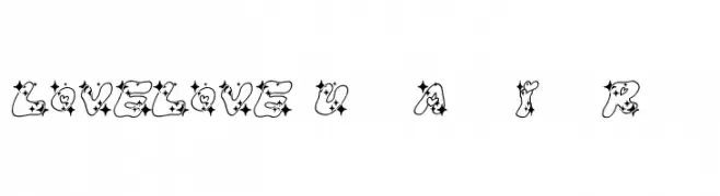 LOVELOVE_UfunAhanIyanRamee  font caratteri gratis