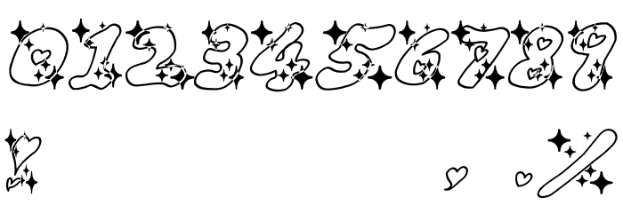 LOVELOVE_UfunAhanIyanRamee Font OTHER CHARS