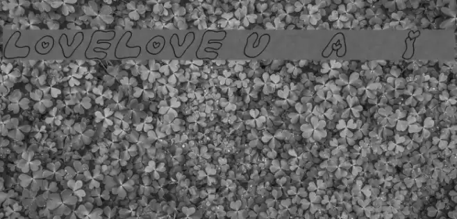 LOVELOVE_UfunAhanIyan Font examples