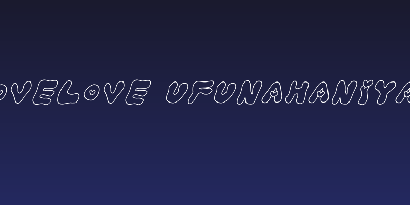 LOVELOVE_UfunAhanIyan Social Header