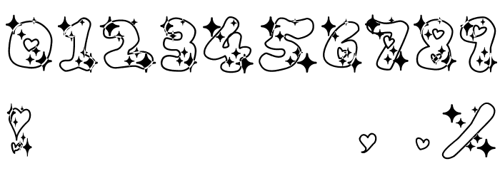 LOVELOVE_UfunAhanRamee Font OTHER CHARS