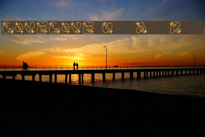 LOVELOVE_UfunAhanRamee Font examples