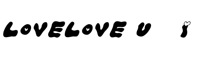 LOVELOVE_UfunIyan  font caratteri gratis