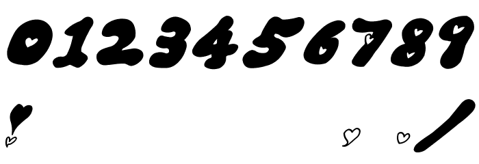 LOVELOVE_UfunIyan Font OTHER CHARS
