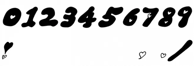 LOVELOVE_UfunIyan Font OTHER CHARS