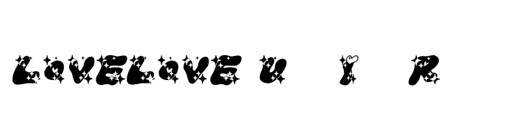 LOVELOVE_UfunIyanRamee  font caratteri gratis