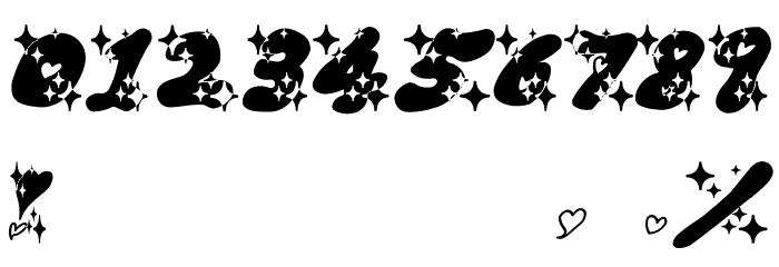 LOVELOVE_UfunIyanRamee Font OTHER CHARS