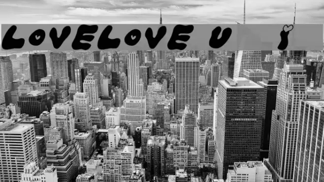 LOVELOVE_UfunIyan Font examples