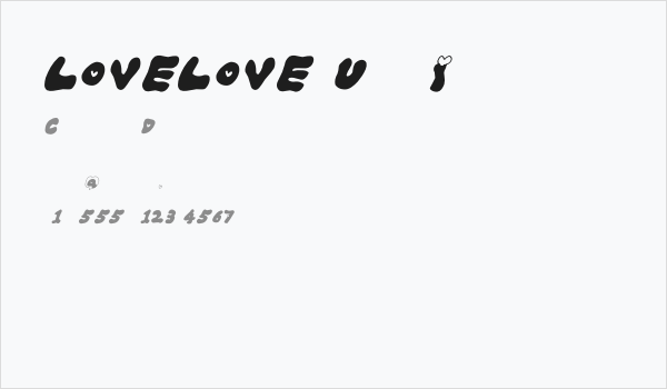 LOVELOVE_UfunIyan Business Card