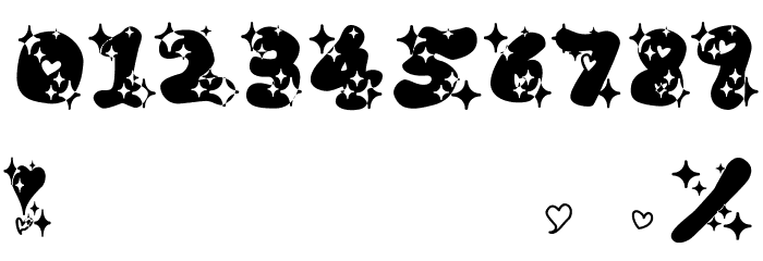 LOVELOVE_UfunRamee Font OTHER CHARS