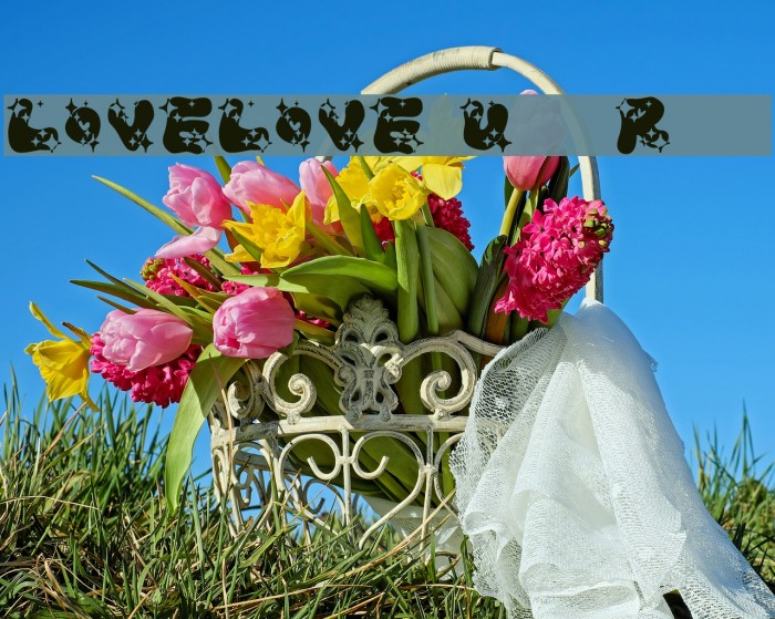 LOVELOVE_UfunRamee Font examples