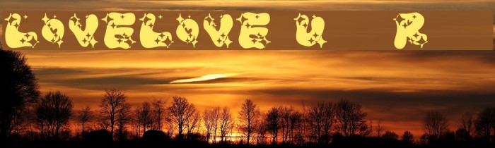 LOVELOVE_UfunRamee Font examples