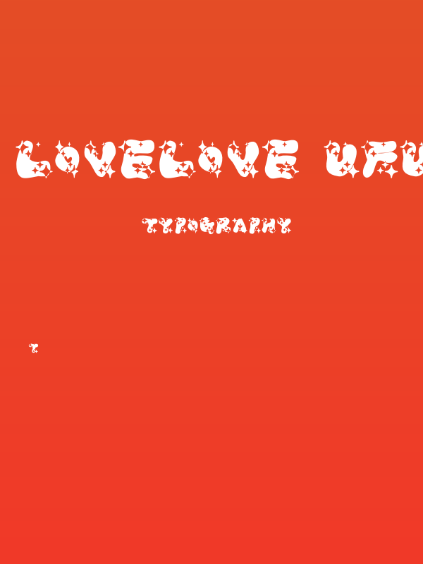 LOVELOVE_UfunRamee Poster