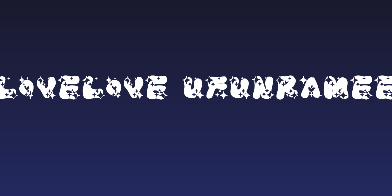 LOVELOVE_UfunRamee Social Header