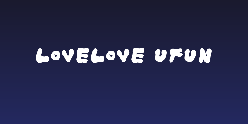 LOVELOVE_Ufun Social Header