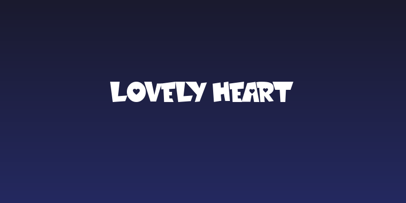 LOVELY HEART Social Header