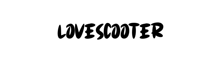 LOVESCOOTER  font caratteri gratis