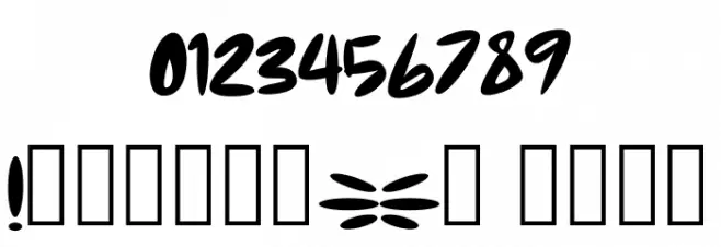 LOVESCOOTER Font OTHER CHARS