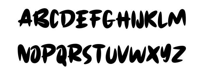 LOVESCOOTER Font LOWERCASE