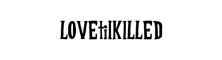 LOVEtilKILLED  नि: शुल्क फ़ॉन्ट्स डाउनलोड