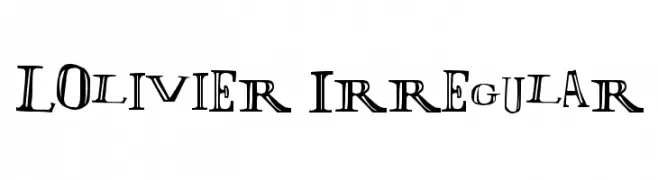LOlivier Irregular  تنزيل الخطوط